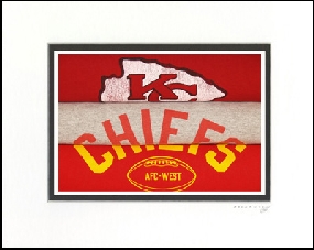 Kansas City Chiefs Vintage T-Shirt Sports Art